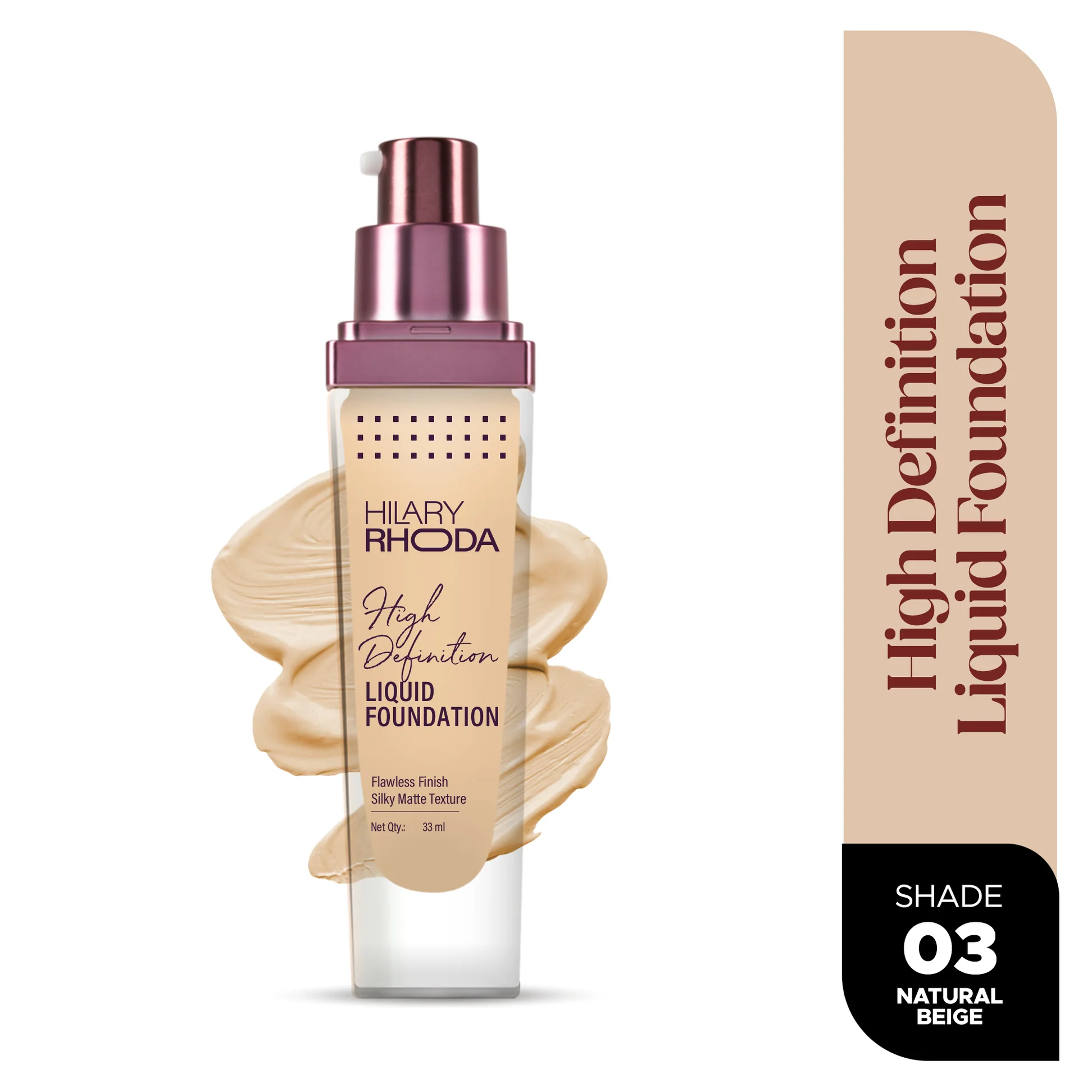 hilary rhoda hd High-Definition Foundation 03 Natural Beige