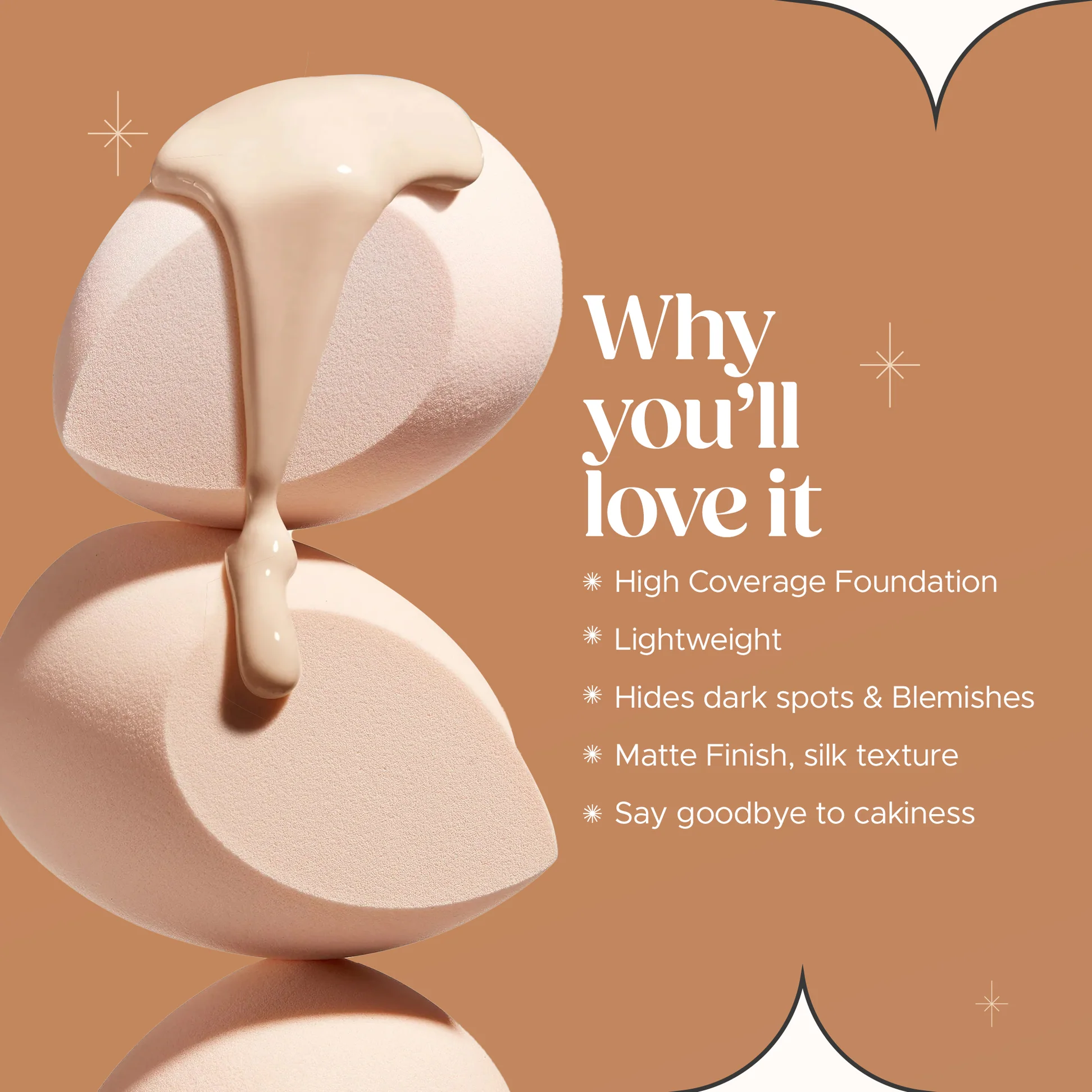 Hilary Rhoda HD Foundation - 03 Natural Beige | Full Coverage | 35ml - Image 5