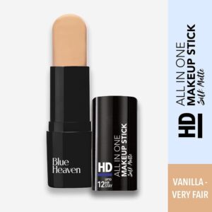 Blue Heaven All-In-One Makeup Stick Silk Matte Vanilla Very Fair