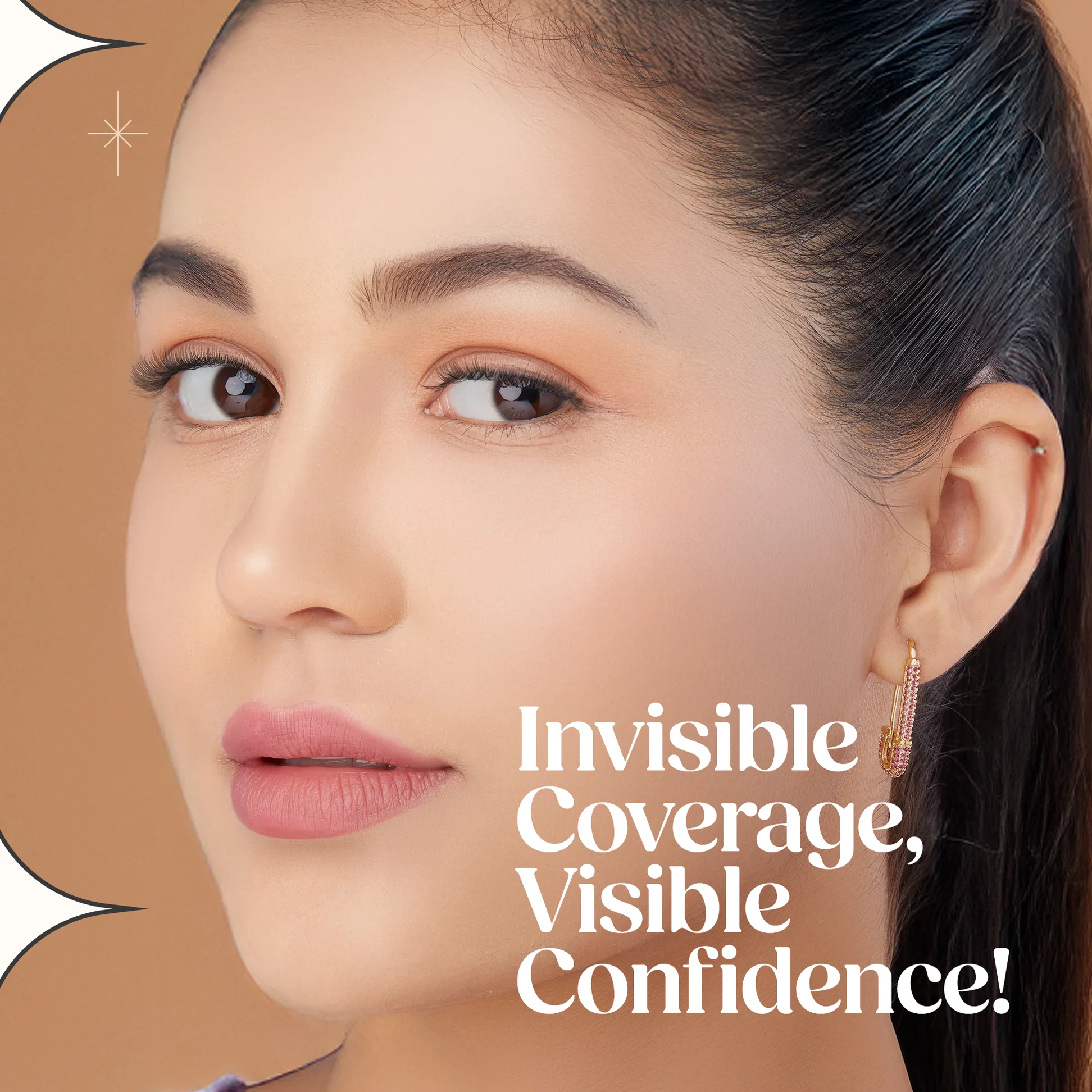 Hilary Rhoda HD Foundation - 03 Natural Beige | Full Coverage | 35ml - Image 4