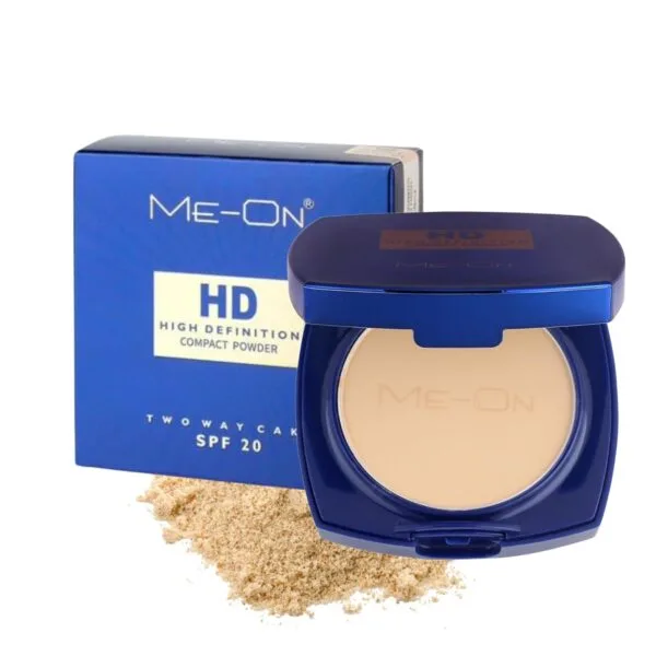 ME-ON High Definition Two Way Cake Compact Powder - 02 Marble