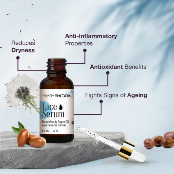 Hilary rhoda reduces dryness face serum