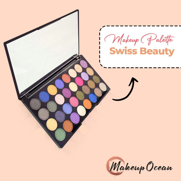 swiss beauty 32 shades eyeshadow palette matte and shimmer