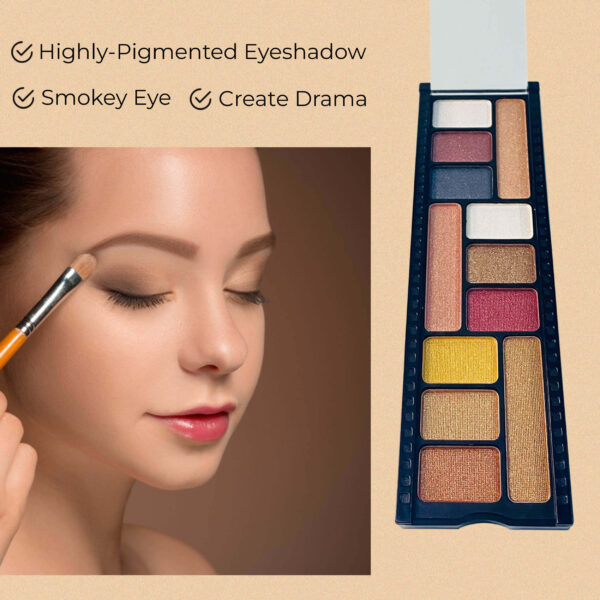half n half eyeshadow and highlighter palette