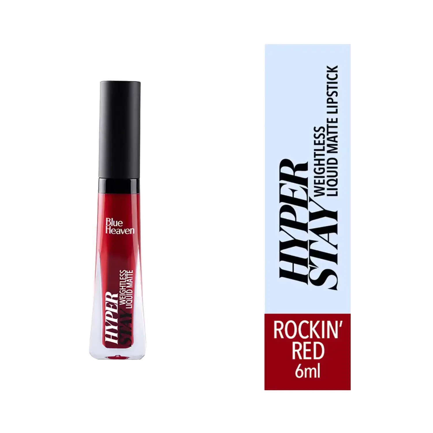Blue Heaven Hyper Stay Lipstick - 01 Rockin Red