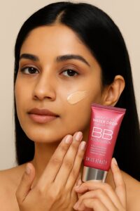 swiss beauty shiny pearl water drop bb foundation application usage