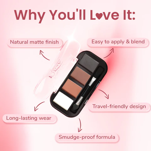 ME-ON Dream Brows Pro Eyebrow Definer | 4 Shade | Groomed Brows - Image 6