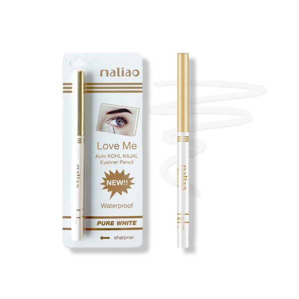 Maliao Love Me Auto Kohl Kajal Eyeliner Pencil Pure White