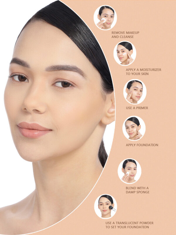 ME-ON Double Wear All-Day Glow BB Cream – 01 Ivory | SPF30 | Long-Lasting - Image 5
