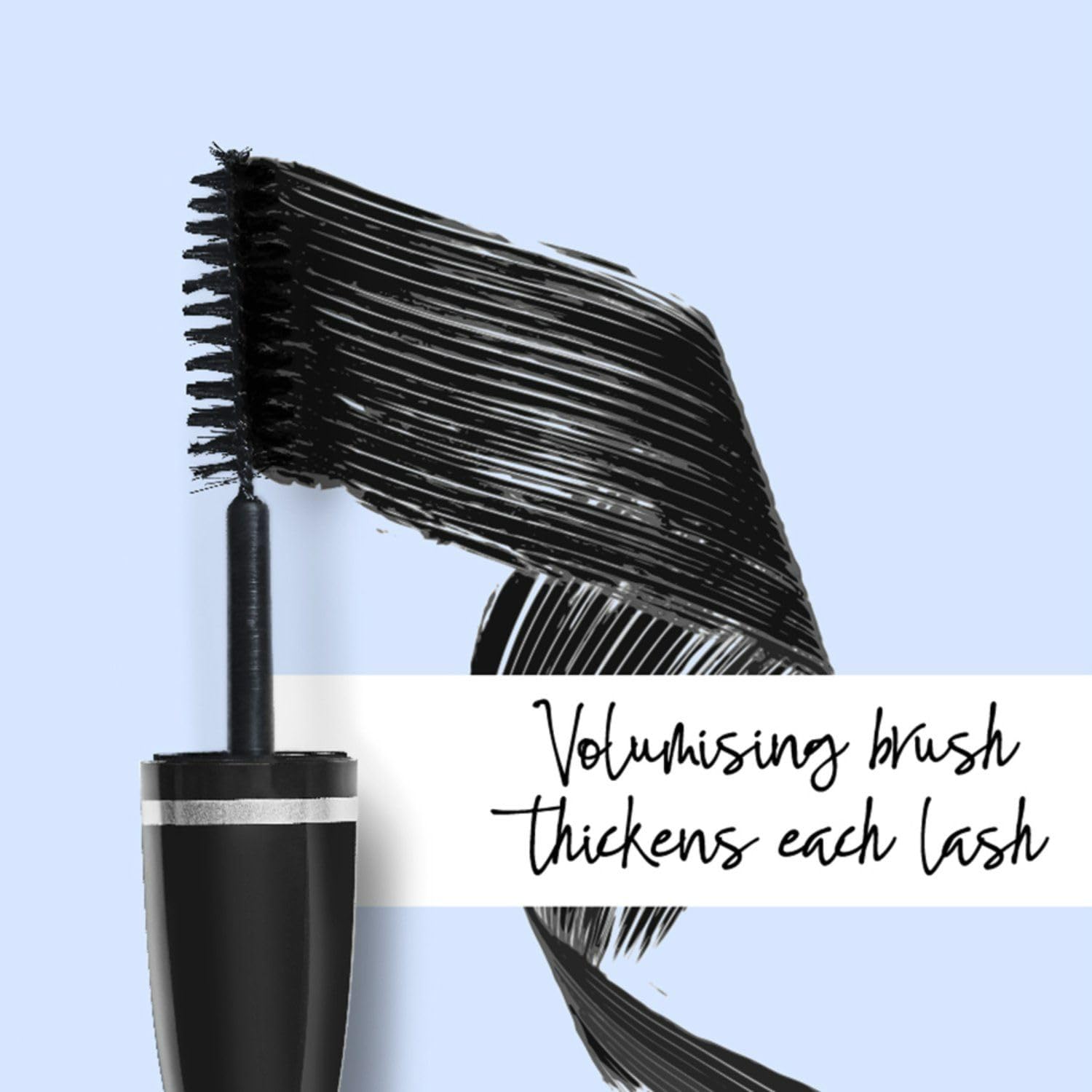 Blue Heaven 10X Volumising Mascara | Waterproof | No Clumping | Lightweight | 12Hr - Image 4