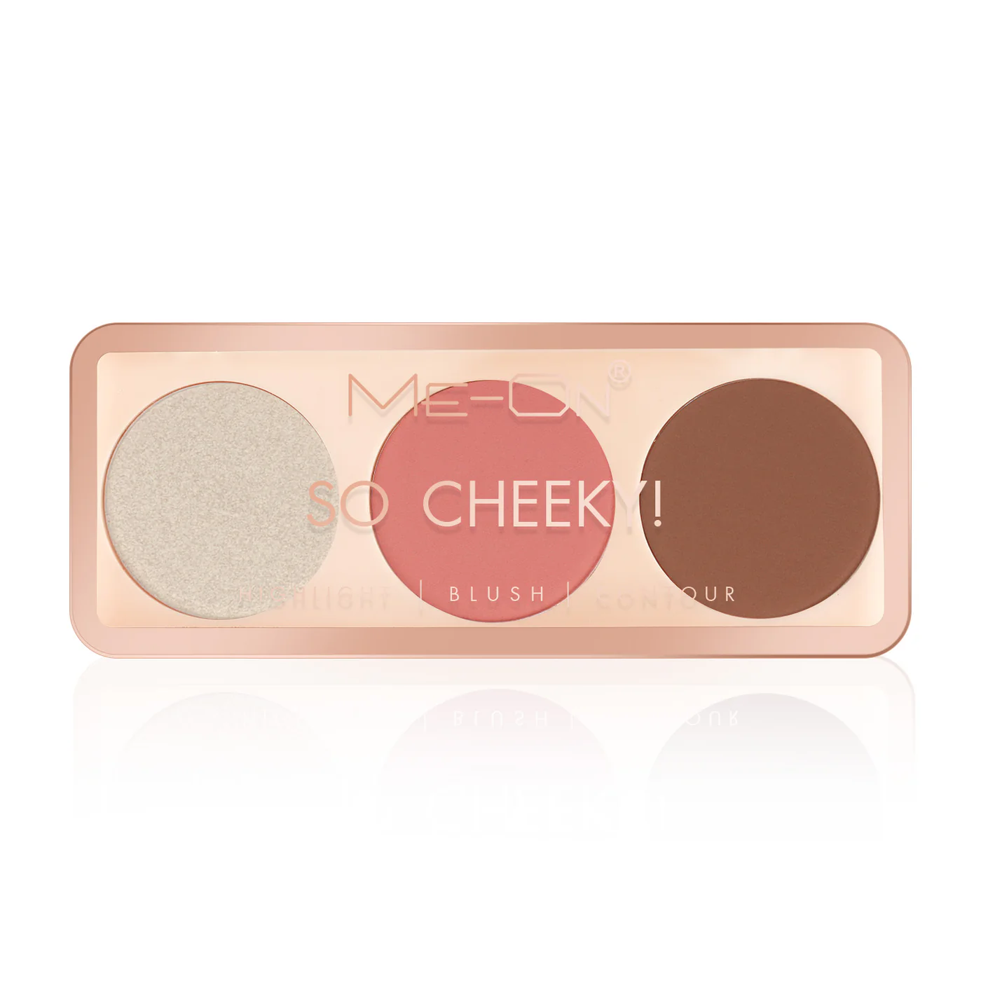 ME-ON SO CHEEK! Highlight | Blush | Contour - 02 Shade - Image 2