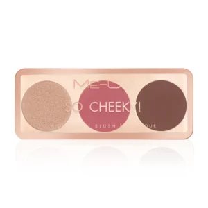 me-on so cheeky highlight blush contour palette 04 shade