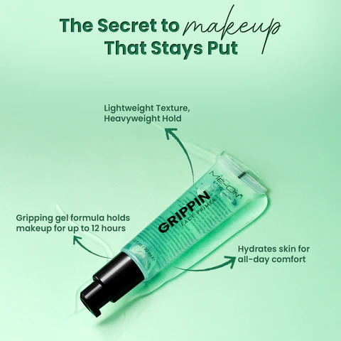 ME-ON Grippin’ Face Primer – 24-Hour Makeup Grip with Niacinamide & Vitamin B5 | Hydrating, Oil-Control & Pore-Smoothing Base (30ml) - Image 5