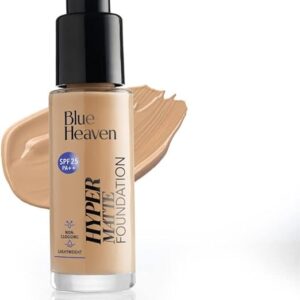 blue heaven spf 25 hyper matte lightweight foundation