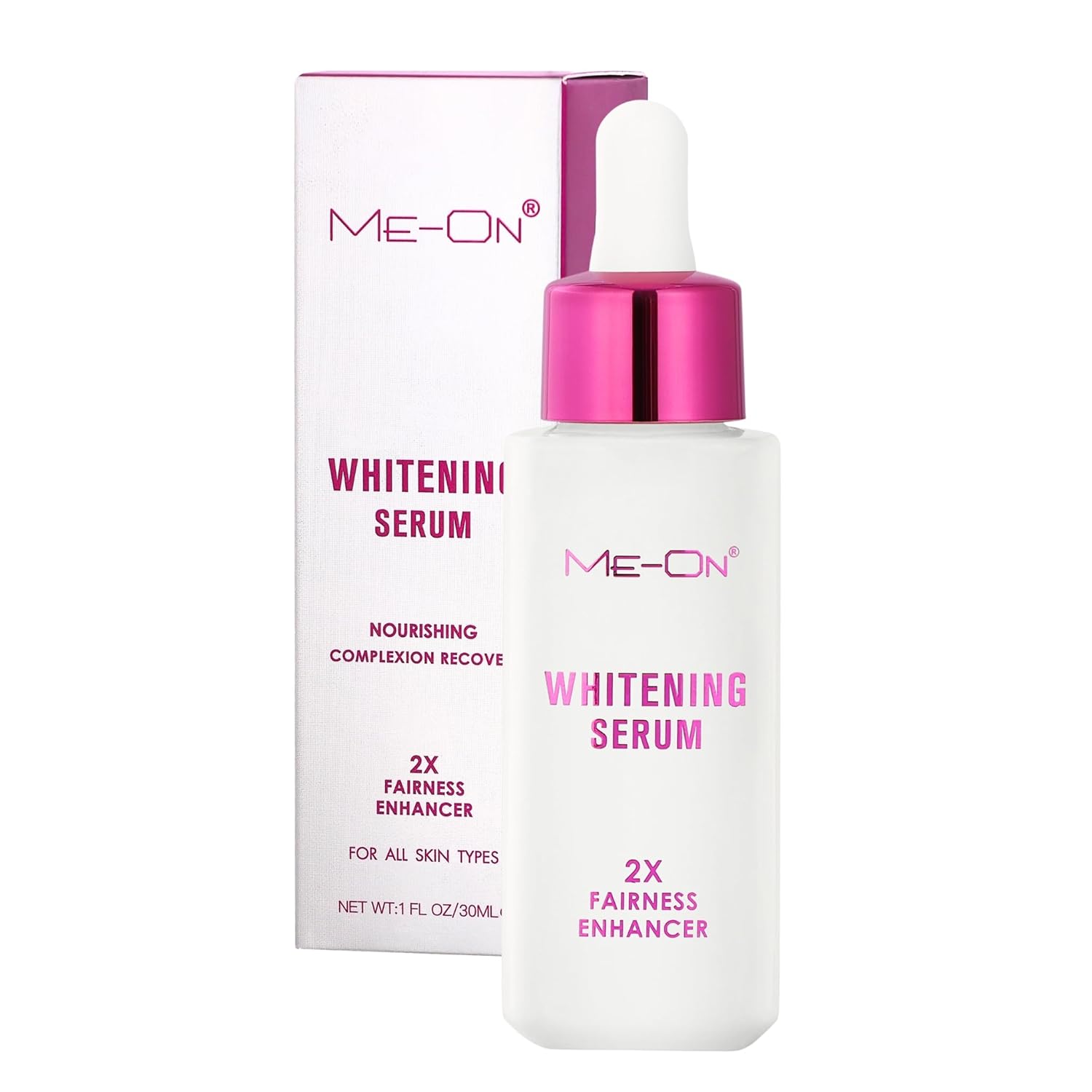 ME-ON Whitening Serum – Advanced Fairness Enhancer & Spot Correction Formula for a Clear, Radiant Glow (30ml)