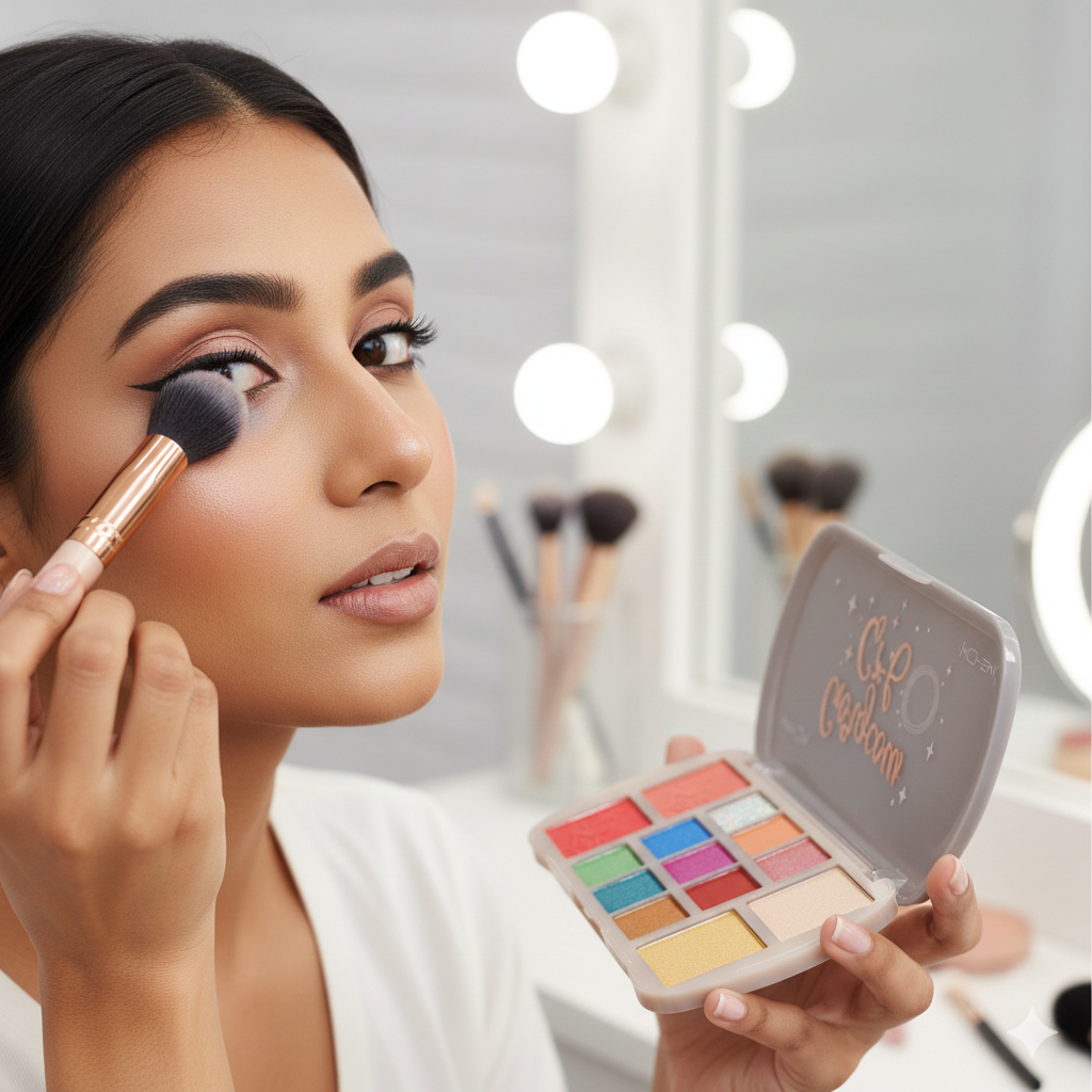 Gemini said ME-ON Gorgeous Girl Pro Makeup Palette – All-in-One Eyeshadow, Blush and Highlighter Kit