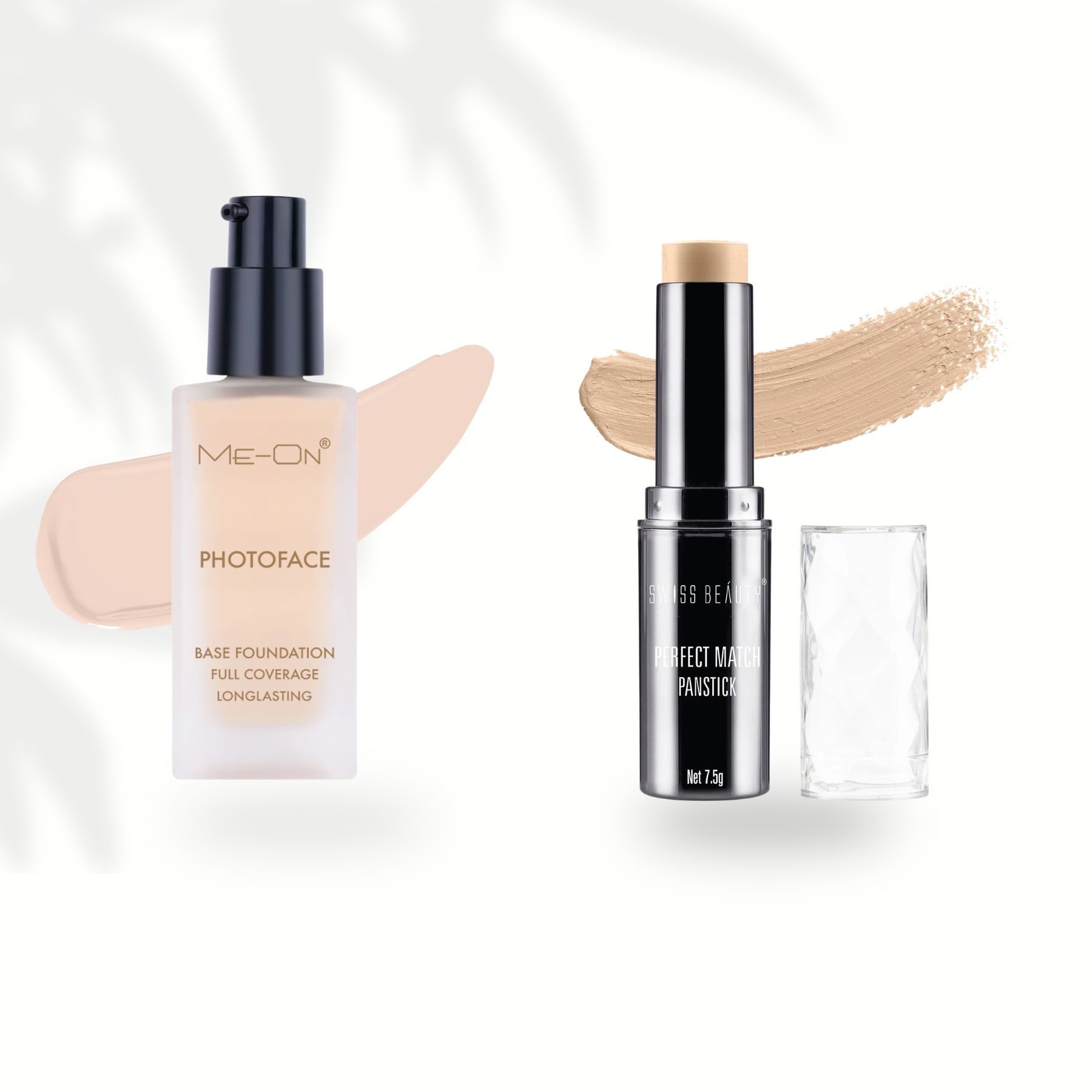 ME-ON Photoface Foundation & Swiss Beauty Panstick Concealer