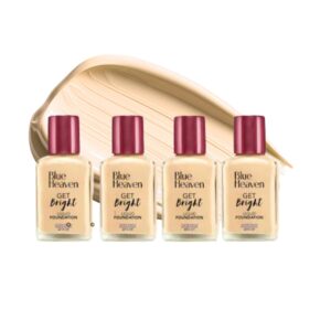 Blue Heaven Get Bright Liquid Signature Foundation {Vanilla - 2N} | Pack of 4