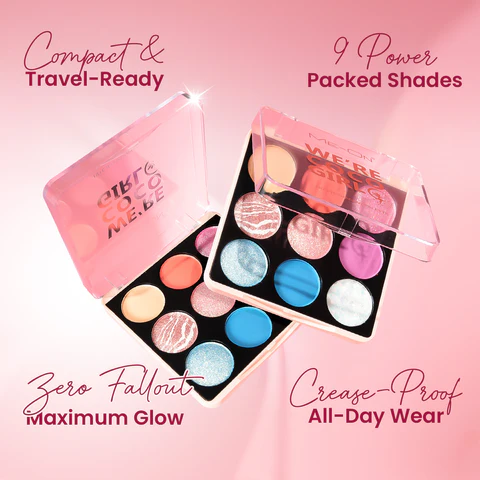 ME-ON Were Coco Girl HD Eyeshadow Palette – High-Definition Pigment, Multi-Finish Eye Makeup Kit - Image 5