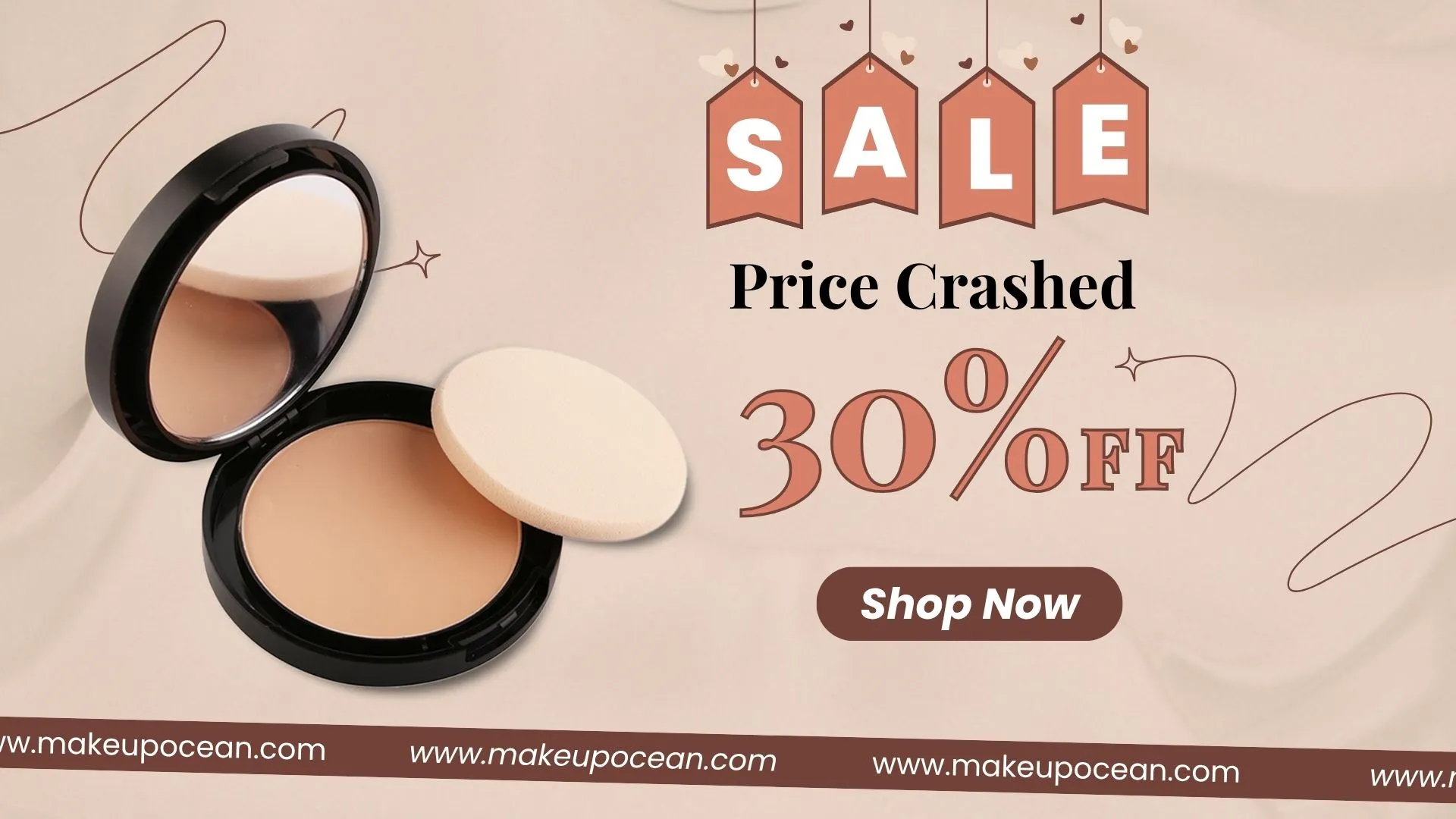 Sale — price crashed, 30% off compact powder