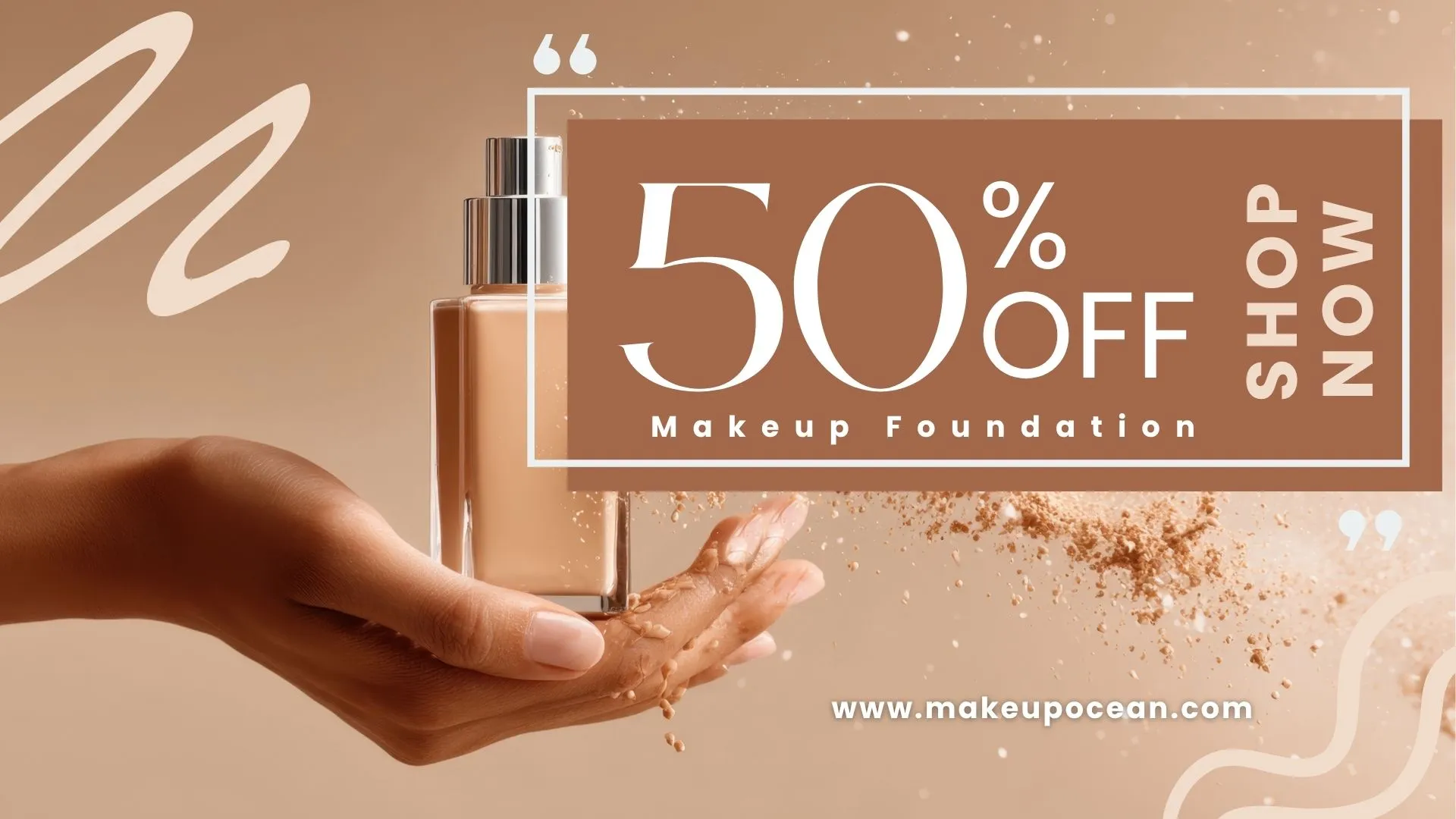Sale — 50% off selected makeup