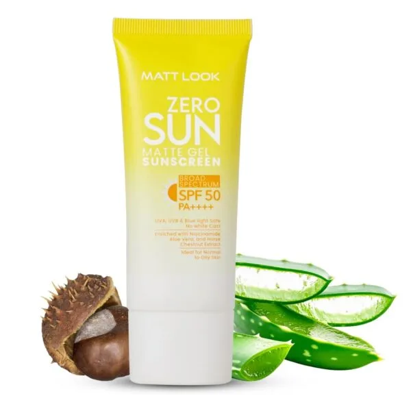 Gemini said Matt Look Zero Sun Matte Gel Sunscreen – Broad Spectrum SPF 50 PA++++ (50g)