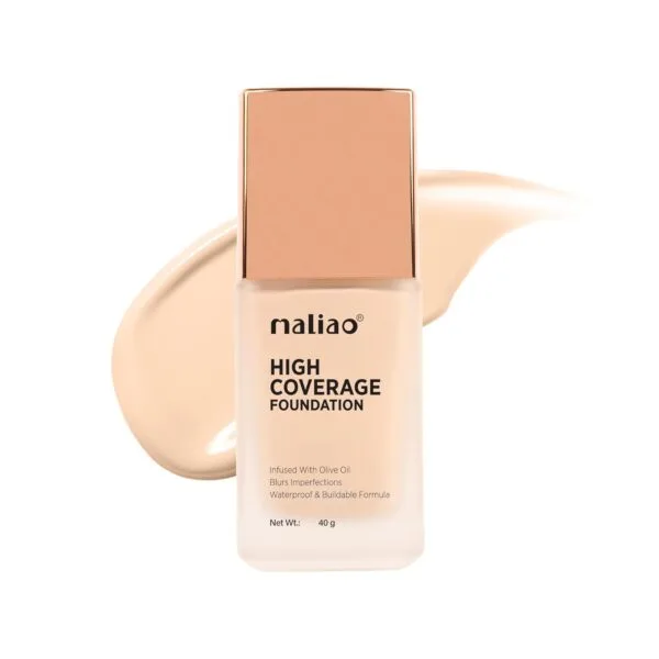 Maliao High Coverage Foundation – Olive Oil Infused, Waterproof & Buildable Formula