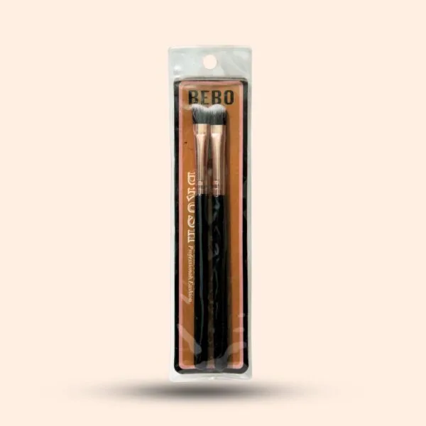BEBO Professional 2-Piece Makeup Brush Set – Precision Eye & Brow Duo
