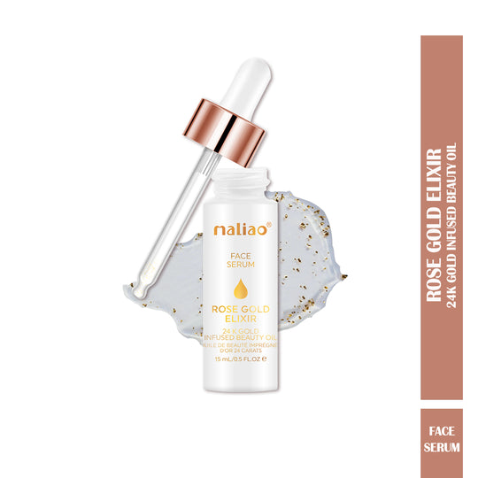 Maliao Rose Gold Elixir Face Serum – Hydrating and Radiance Boosting Facial Oil - Image 3