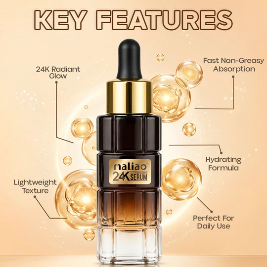 Maliao 24K Gold Face Serum – Anti Wrinkle and Skin Revitalizing Formula - Image 6