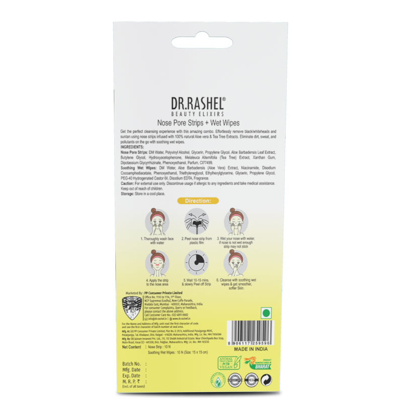 Dr Rashel de-tan pore cleansing nose strips packaging