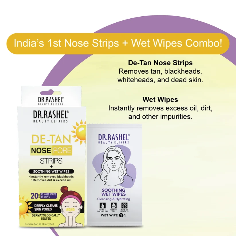 Dr. Rashel De-Tan Nose Pore Cleansing Strips (10 Strips) – Deep Pore Cleansing & Blackhead Remover {Pack of 2} - Image 4