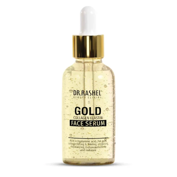 Dr Rashel 30ml Gold Face Serum dropper bottle with 24K gold particles