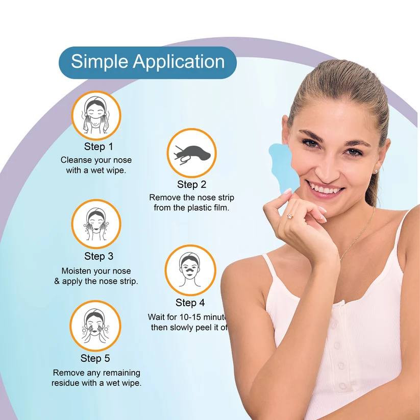 Dr. Rashel Hyaluronic Acid Nose Pore Cleansing Strips (10 Strips) – Hydrating Blackhead & Impurity Remover {Pack of 2} - Image 7