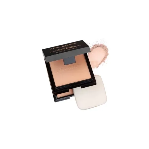 Lyon Beauty Weightless Stay Matte Compact Powder – Nourishing Face Powder with Vitamin E