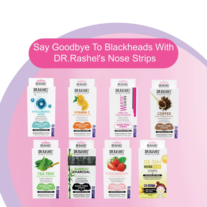 Dr. Rashel White Skin Nose Pore Cleansing Strips (10 Strips) - Blackhead Remover with Niacinamide & Arbutin {Pack of 2} - Image 8