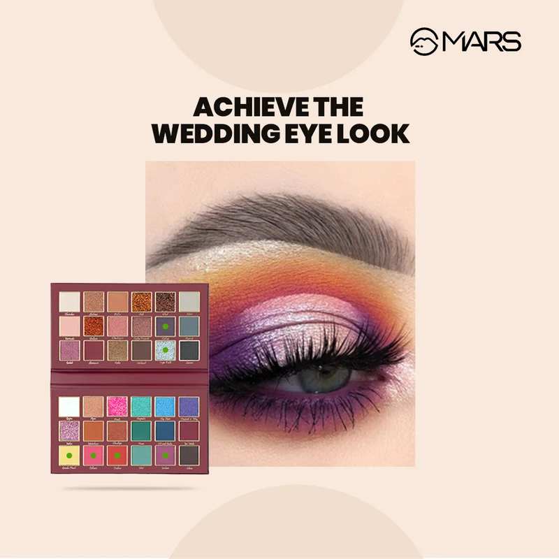 MARS Jashan-e-Shringaar 36 Color Eyeshadow Palette | Highly Pigmented Matte & Shimmer Eye Palette - Image 5