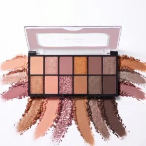 MARS Dance of Joy 12 Color Eyeshadow Palette 02 shade open pan showing matte shimmer and glitter shades