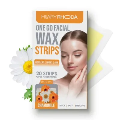 Hilary Rhoda One Go Facial Wax Strips Chamomile